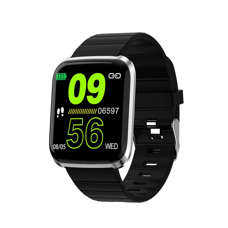 

116 Pro Bluetooth Smart Watch Color Screen Smart Bracelet Sports Wristband Fitness Tracker Heart Rate Monitor For Android Ios