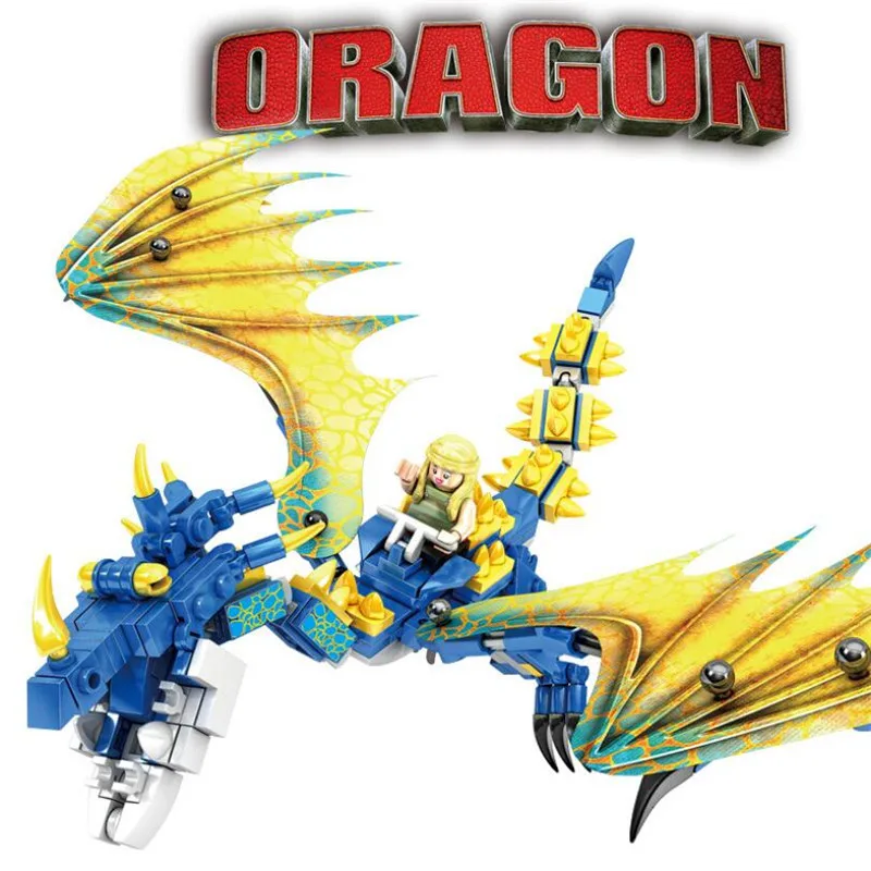 Skup W magazynie Legoinglys jak wytresować smoka 3 light Fury bezzębne lalki Dragon Action Figures klocki budowlane zabawki kid