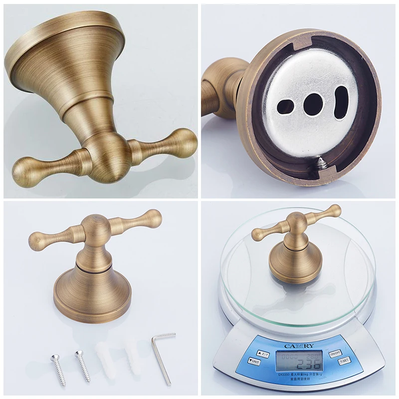 Bathroom Towel Shelf Toilet Paper Holder Soap Holder Towel Rack Tumble Bath Hardware set Antique Bronze Finished ELF3001