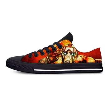 

Game Borderlands 3 Hot Fashion Funny Classic Casual Canvas Shoes Low Top Lightweight Breathable 3D Printed Men women Sneakers