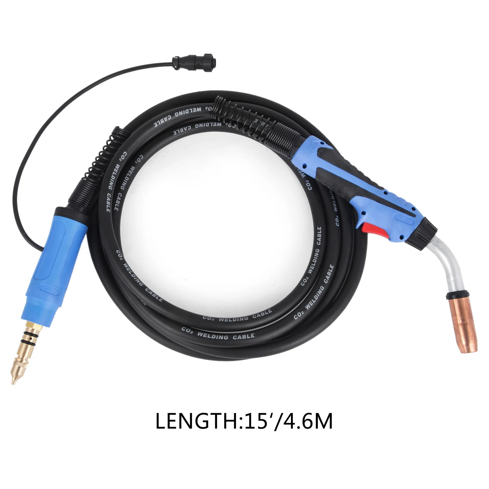 VEVOR 24KD Miller 250A MIG Torch MAG Welding Gun Professional 4.6M Cable Air-Cooled Gas Burner Torch for MIG Welding Machine welding gas torch