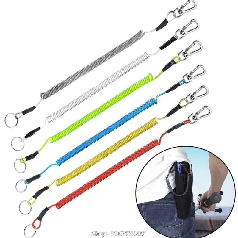 Спиральный шнур для рыбалки 6 шт. сверхмощный безопасный канат лодки выдвижной