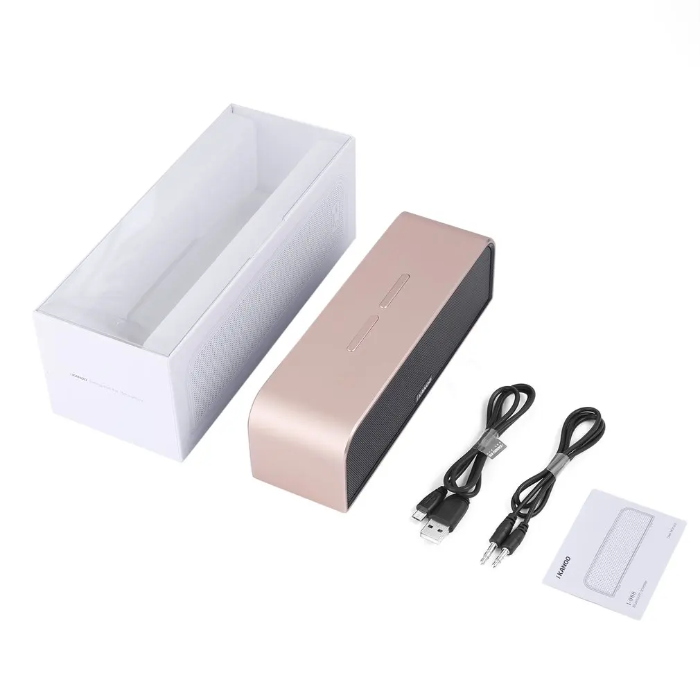 

iKANOO Portable i988 Wireless Bluetooth Speaker with Mic Hands-free Calls Stereo Music Surround Support TF AUX USB