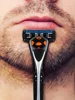 Qshave Black Spider Man Manual Shaving Razor USA Blade X5 Blade with Trimmer Blade fit Quattro Titanium ► Photo 3/4