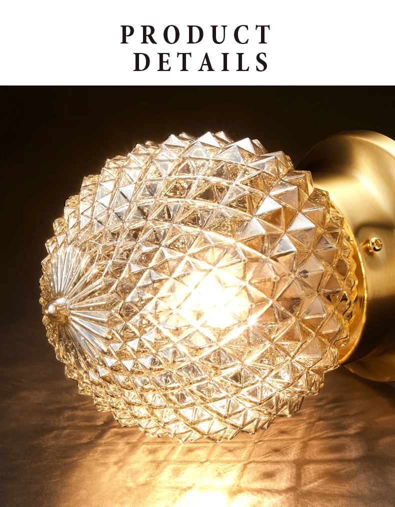 MOONSHADOW Ceiling Light Led Full Copper Warm for Room light with Pineapple Design Ceiling Lamp Living room Decoration 220V