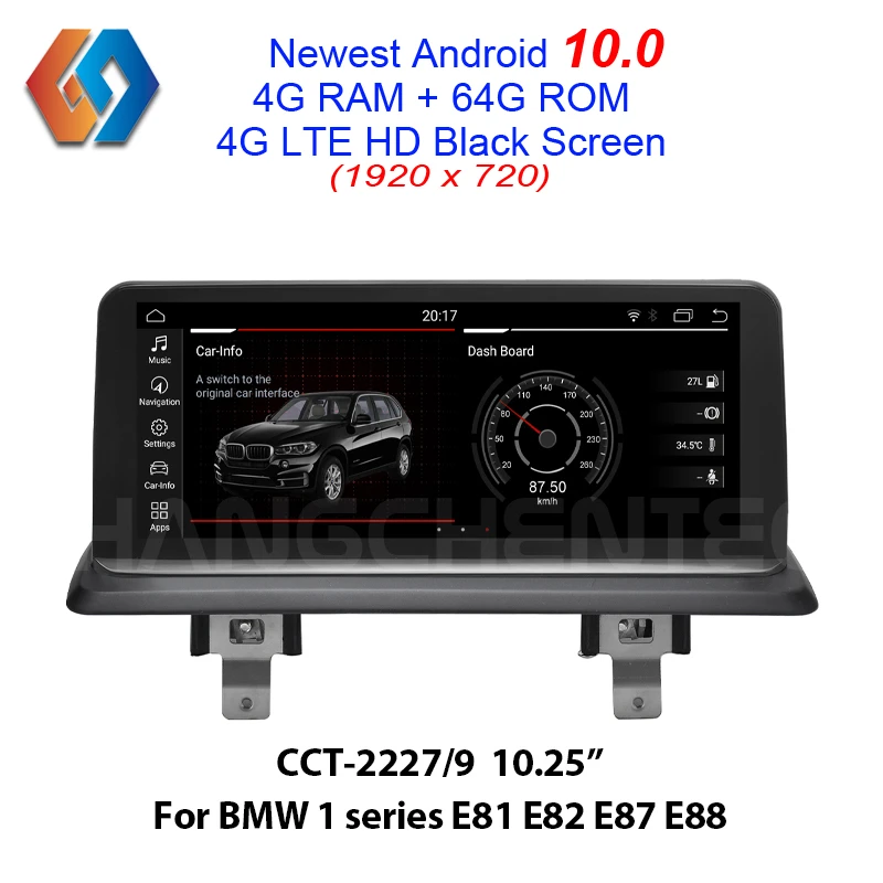 Car Radio For BMW 1 Series E87 E88 Android 10.0 DAB SatNav GPS Bluetooth WiFi 7"