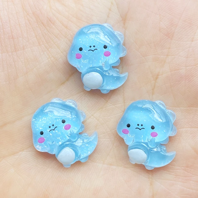 20 db Gyanta Kedves Vegyes Zselé Dinoszauruszos Lapos Cabochon Scrapbook Kawaii Diy Díszítések Kiegészítők C86 - Image 6