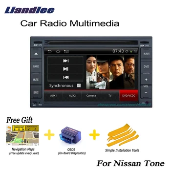 

Liandlee 2 din For Nissan Tone 2005~2012 Car Android GPS Navi Navigation Maps Radio CD DVD Player Audio Video Stereo OBD2 TV