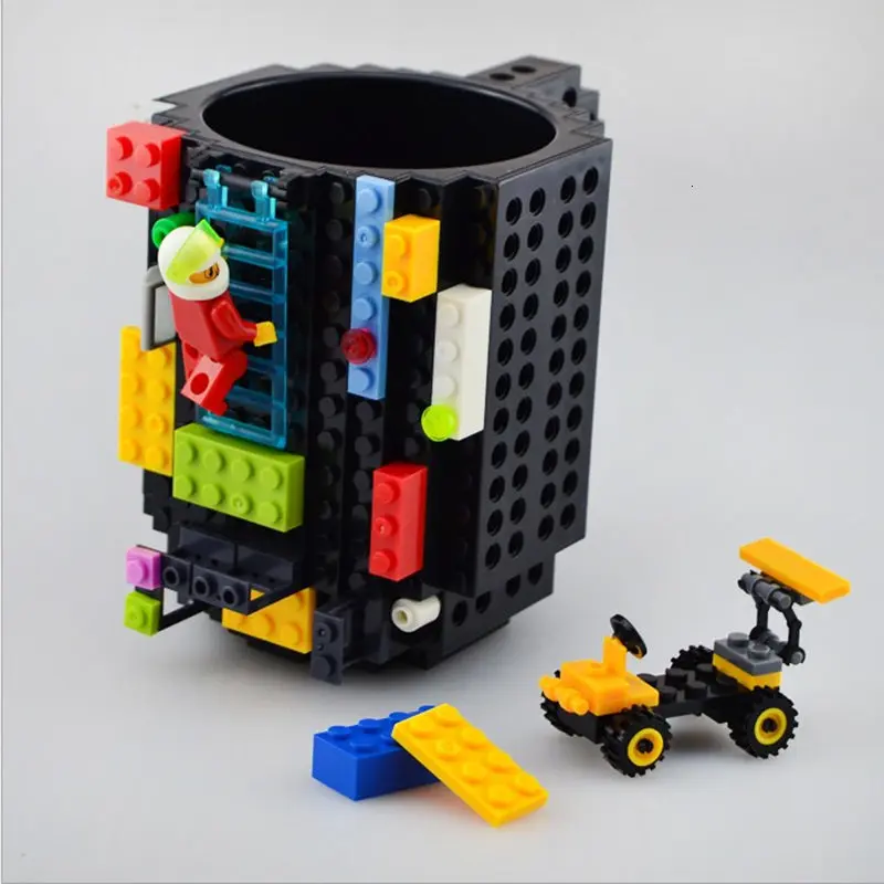 Lego Mug Dropshipping Kubek Lego 350ml Lego Cup Fornite Taza Pociag Caneca for Children