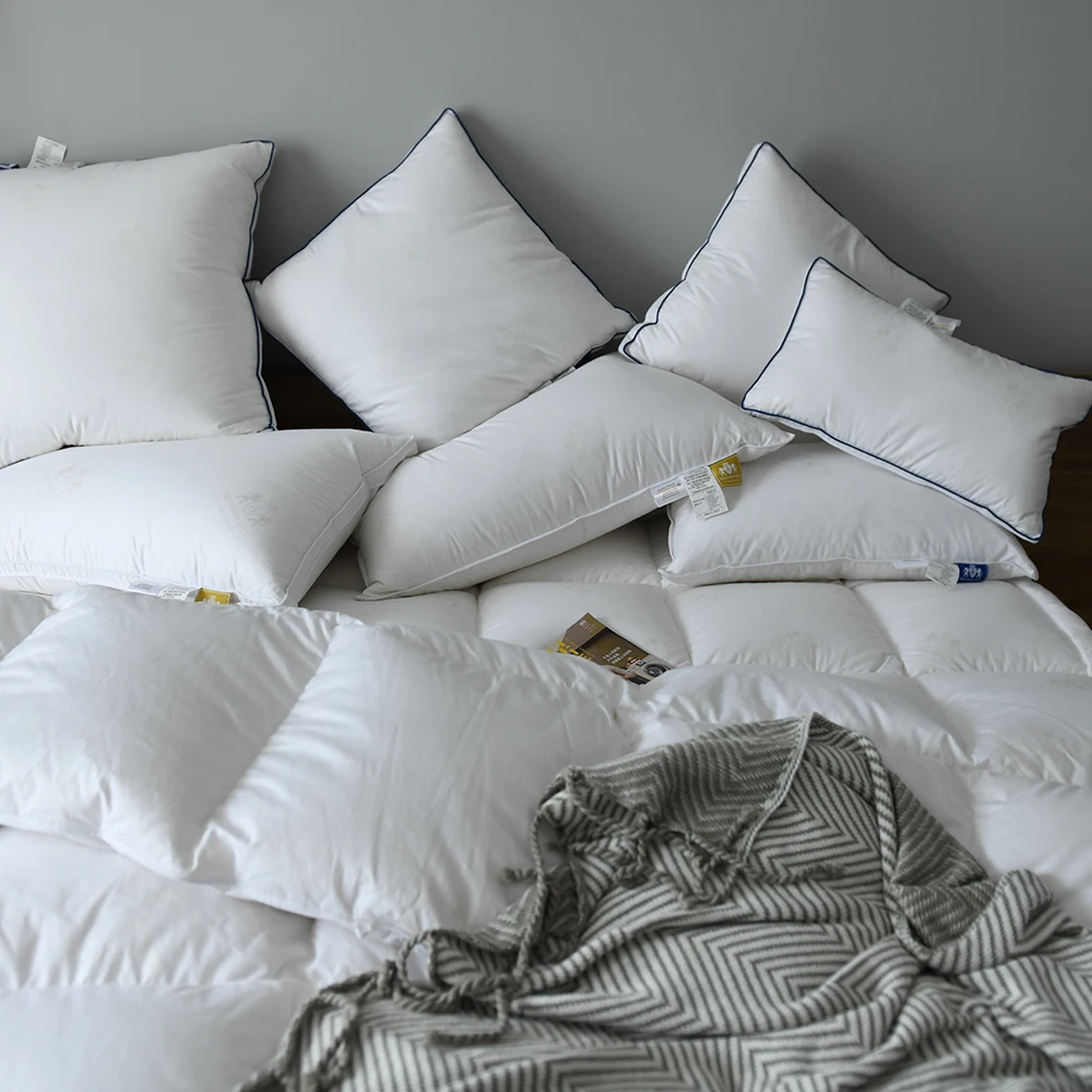 100% Duvet Autumn Winter 95 White Goose Down Quilt Five-star Hotel Warm Double Bed Single Down Quilt Core Size