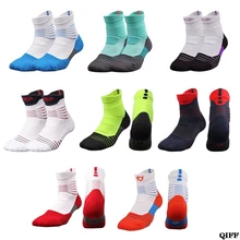 Мужские Компрессионные спортивные Высокие гольфы, спортивные баскетбольные плотные махровые Чулочные изделия