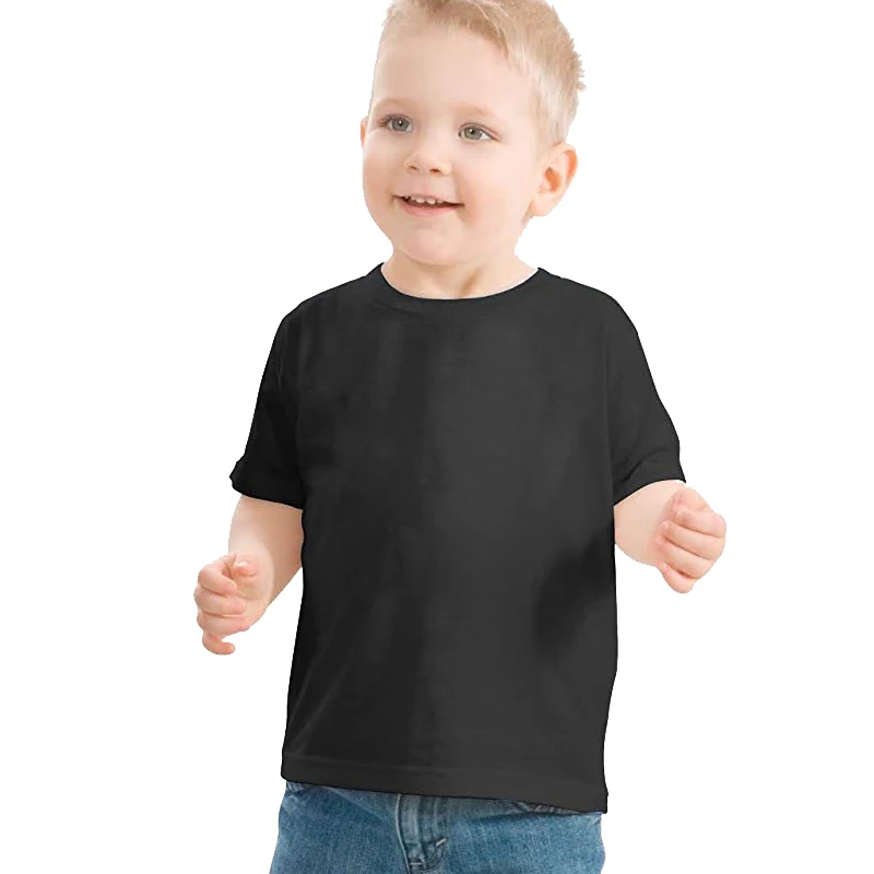 LYTLM/детская черная рубашка футболки для мальчиков из модала Camiseta/рубашки для девочек футболки для девочек размер 8 vetement fille Детская футболка с металлическим принтом