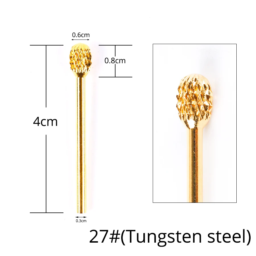 27 Alileader Nail Draill For Electric Drill Ceramic Drill Nail For Nail Art Instrument Safe Cutter For Cutter Manicure - Цвет: 27