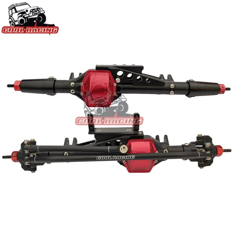 

Axial Wraith 1/10 Ghost Front And Rear Axle Assembly 90018 90020 Rr10 Universal Metal Bridge