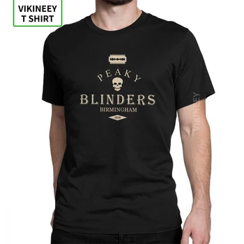 

Men's Peaky Blinders T-Shirts Arthur Thomas Tommy Shelby Funny Short Sleeve Clothes Cotton Fabric Tee Shirt 3XL T Shirt