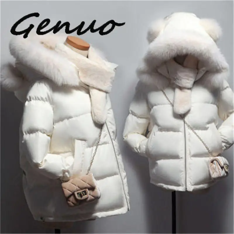 #*Cheap M 2XL 2019 New Big Fur Collar Hooded Women Winter Jacket Short Slim Cotton Coat Female Thicken Warm Casual Down Cotton Parka