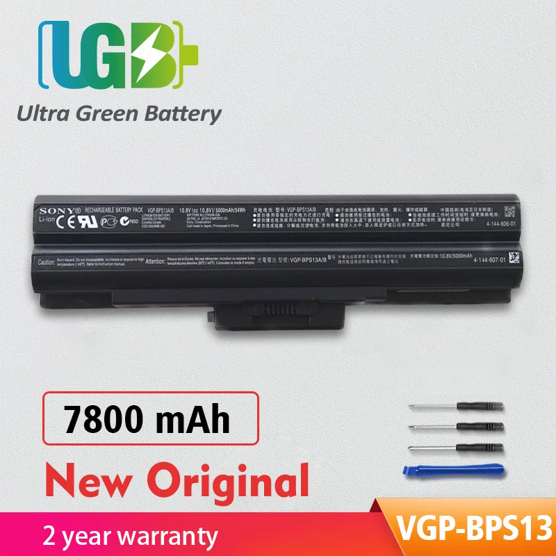 Новинка 7800 мАч UGB оригинальная Φ VGP-BPS21A аккумулятор для SONY BPS21B BPL21 VGP-BPS13/B BPS13/B |