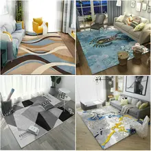 Ковер в скандинавском стиле, диван для гостиной, чайный столик, одеяло для спальни с милым прикроватным одеялом, красный матрас