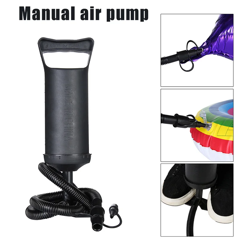

Hand Inflatable Pump Portable Inflator Durable for Swimming Ring Air Bed Mattress WHShopping