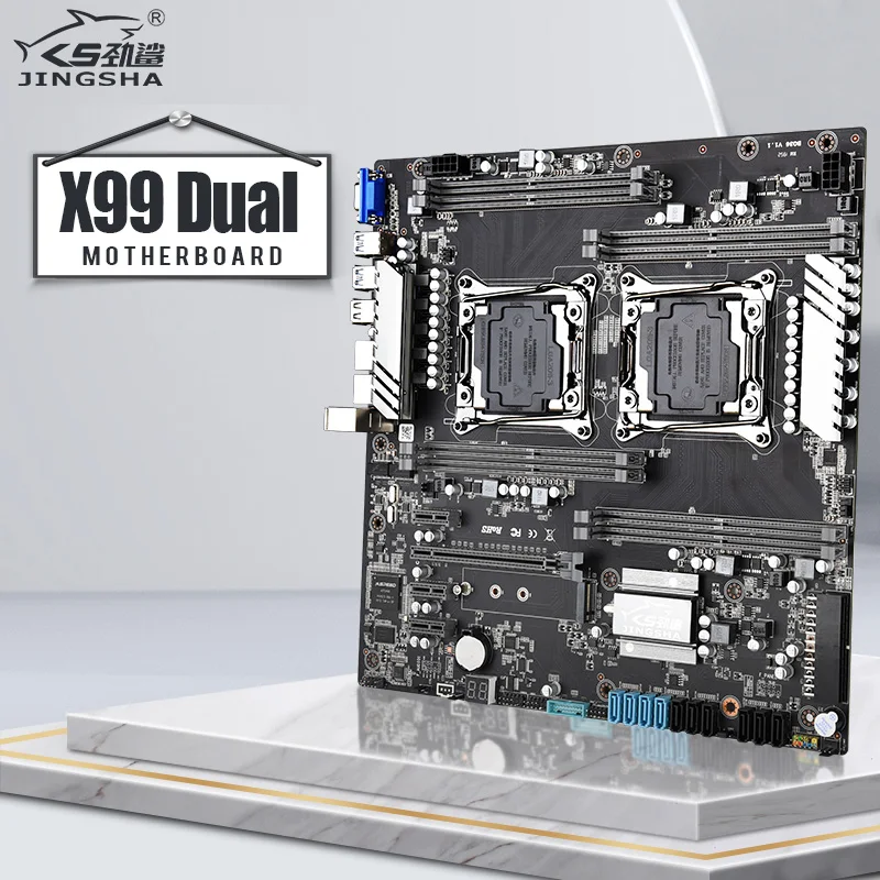 X99 Dual Server Computer Motherboard LGA2011-3 CPU DDR4 juego de memoria aoixbcuroc placa base para ordenador