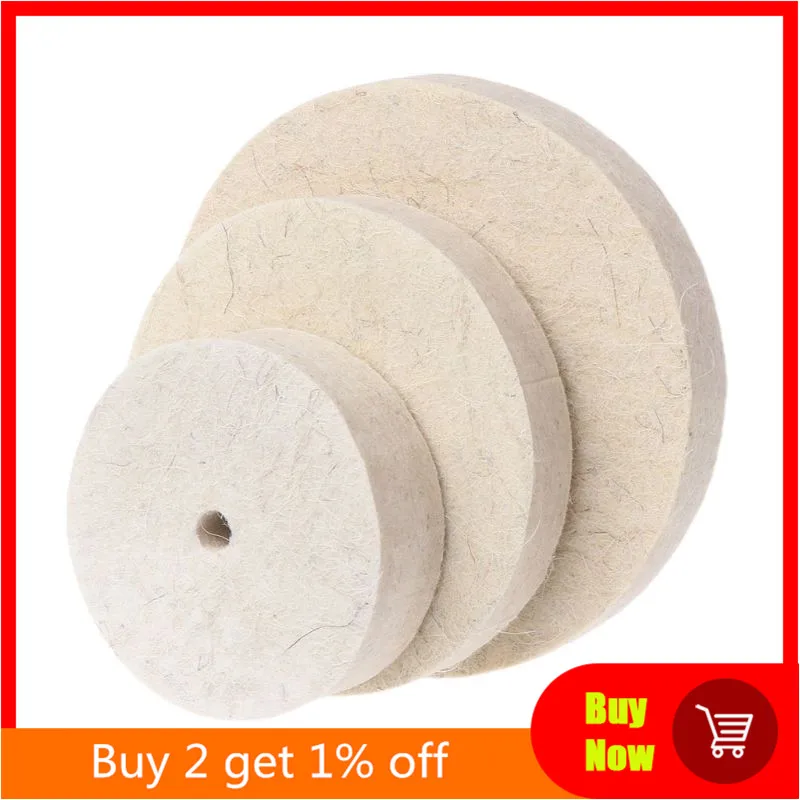 1pc Drill Grinding Wheel Buffing Wheel Felt Wool Polishing Pad Abrasive