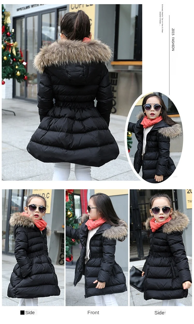 Cabolsa de Pele de Inverno para Crianças Ulknn Menina Engrossar Roupas Criança Algodão-acolchoado Cabolsa Moda Casual Confortável Estudante Cor Sólida 7 para crianças engrossar roupas criança algodão-acolchoado casaco