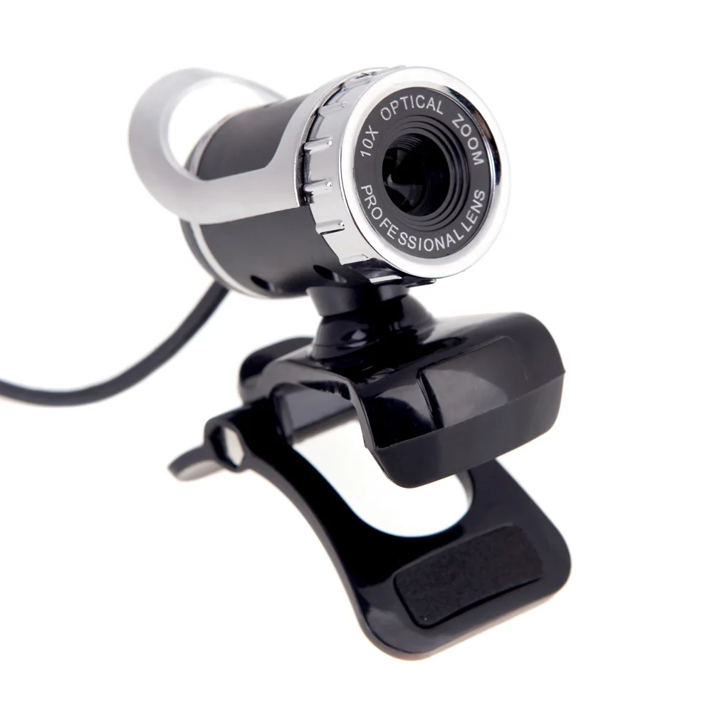 USB 2,0 12 HD камера мегапикселя 360 градусов веб-камера с микрофоном Clip-on для рабочего стола Skype компьютера ПК ноутбука