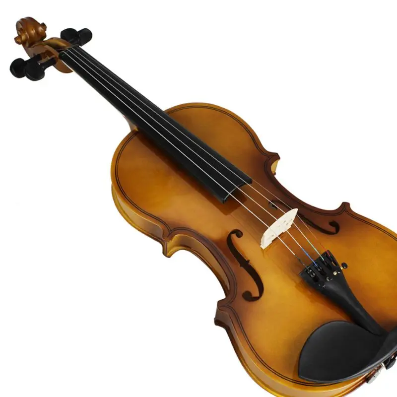 

Retro Light Violin High-Grade Basswood Maple Durable Violin Crisp Soft Sound Quality Popular Stringed Instruments