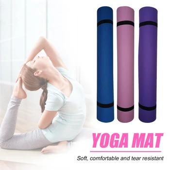 

6mm Fitness Slim TPE Yoga Mat with Position Line Non Slip Carpet Mat For Beginner Environmental Fitness Gymnastics Mats