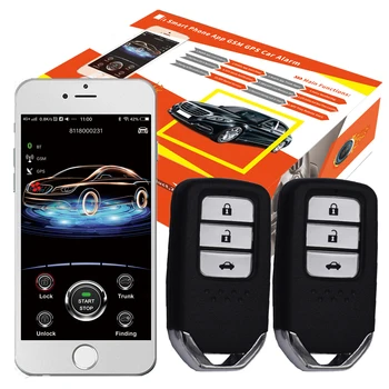 

2020 year cardot 2g GPS GSM remote start engine smart passive keyless entry Car Alarm System