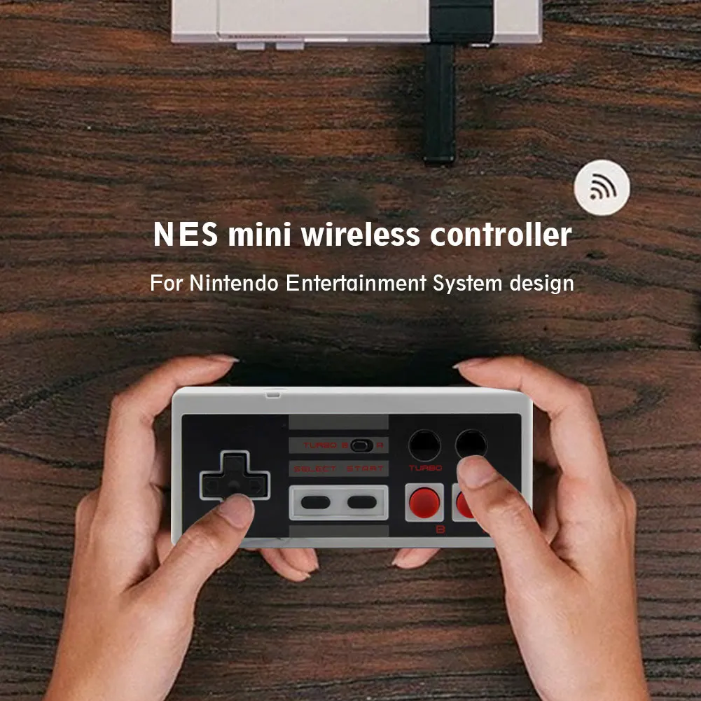 Vibrere Hilse Advarsel Wireless Receiver Game Controller 2.4ghz Joystick Gamepad For Nintendo  Entertainment System Nes Mini Classic Edition - Gamepads - AliExpress