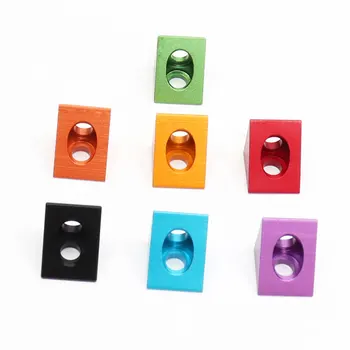 

10pcs colorful Angle Corner Connector support 90C Angle Bracket 2020/2040 Profile extrusion for Prusa i3 mk2s/MK3 Bear upgrade