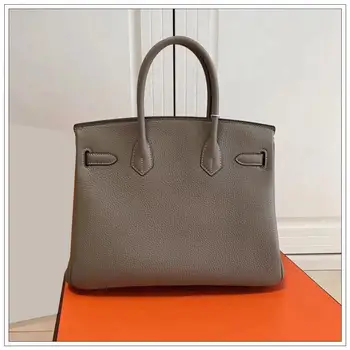 

New Style top quality bag large flap Original Design Handheld Frosted bag Bold lines togo leather