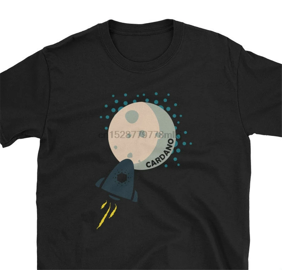 Cardano To The Moon футболка крипто блокчейн Hodler Майнер ракета криптовалюта летняя с
