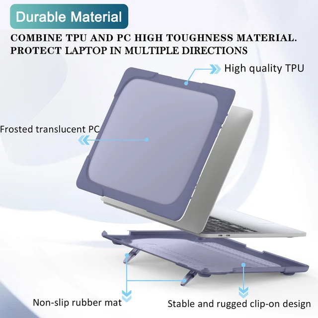 Coque de protection Macbook Pro 13 bleu