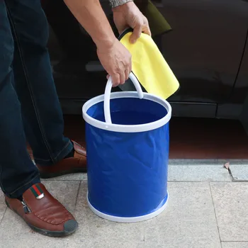 

Portable Folding Bucket Collapsible Multifunctional Folding Outdoor Bucket Basin for Kia Rio K2 K3 K5 K4 Cerato,Soul,Forte