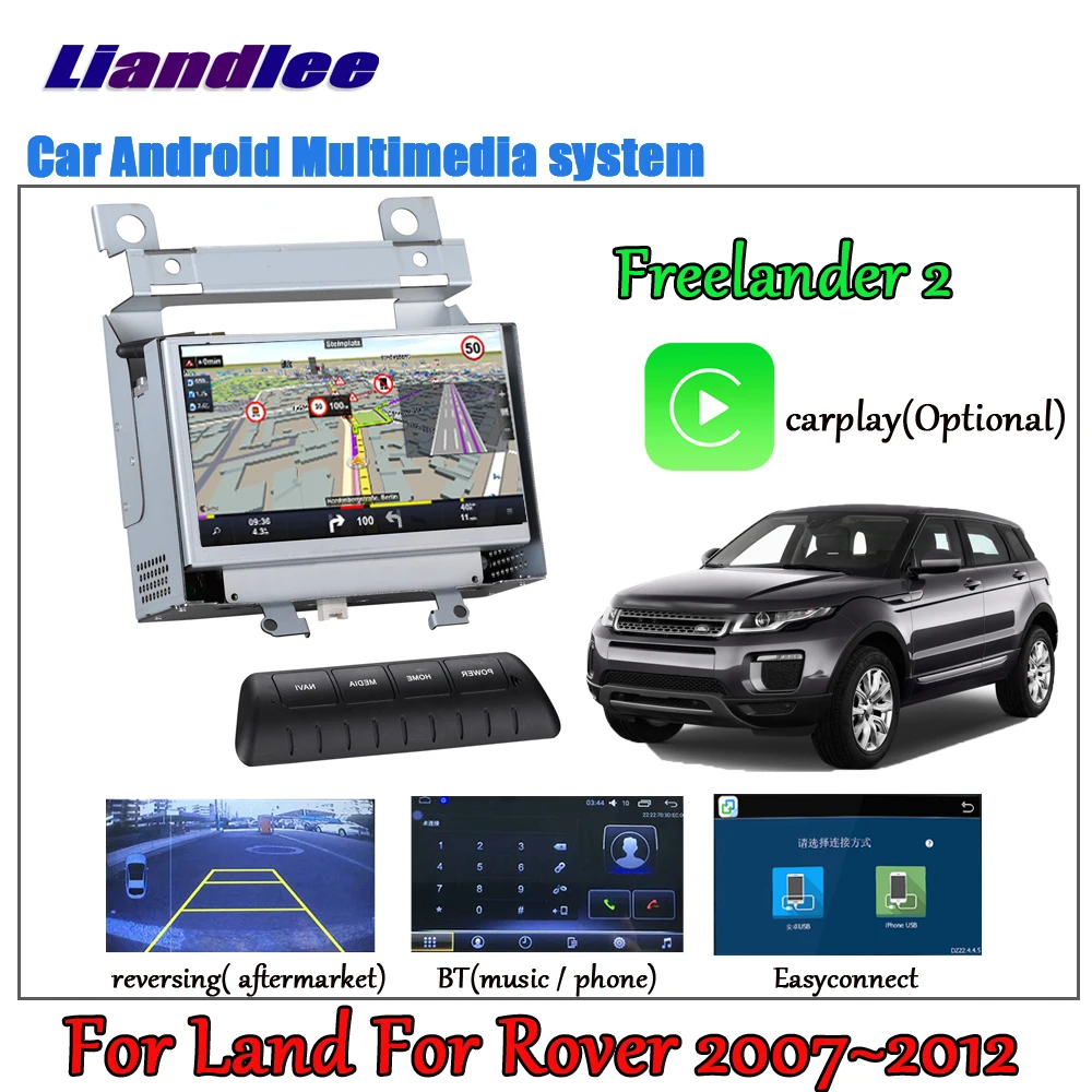 Liandlee 2Din Android для Land Rover freelander 2 2007~ 2011 2012 автомобильный экран Carplay BT Wifi gps Navi Карта Навигация медиа