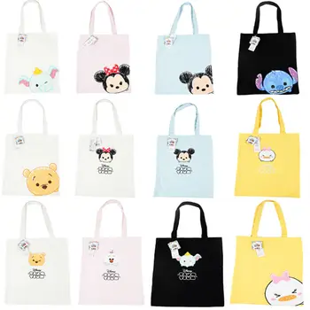 

Echte 40cm Disney Frozen Olaf Mickey Minnie Mouse Stitch Dumbo Canvas tas boodschappentas Kinderen Kerst Verjaardag speelgoed