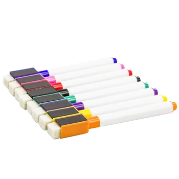 

30PCS Magnetic White Board Dry Erase Marker Pens with Erases for Home Office School Stationery Supplies Random Colors