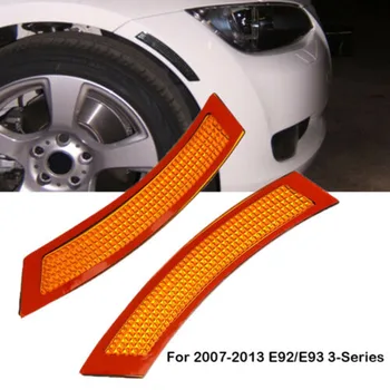 

2pcs Bumper Reflector Left+right Parts Auto For BMW E92 E93 3 Series 2007-2013 Front