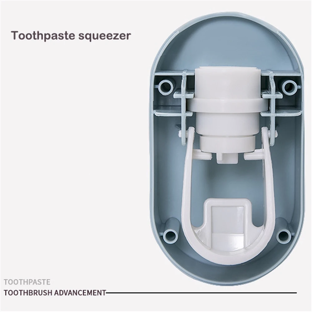 Монтируемый диспенсер для зубной пасты, полностью автоматический держатель для зубной щетки для детей и взрослых, аксессуары для ванной комнаты, диспенсер для зубной пасты
