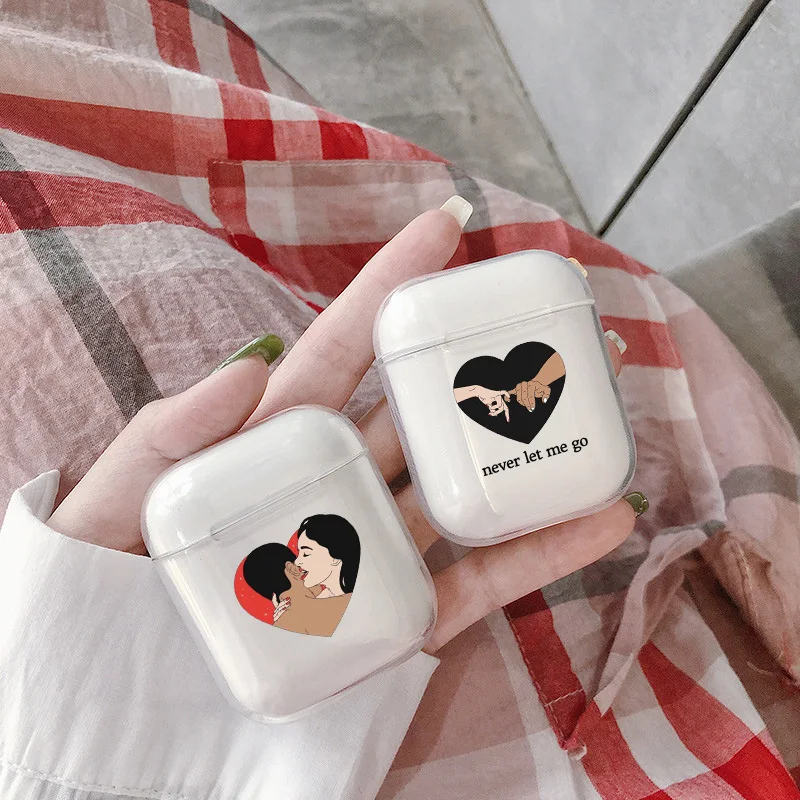

Abstract Art Pattern Soft TPU Case For Airpods Case Luxury Transparent Bluetooth Earphone Protective Case For Air pods 1/2 cases