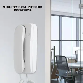 

Doorbell Wired AC DC Two Way Intercom Doorphone Audio Villa Home Office Non-visual Interphone door bell waterproof no battery