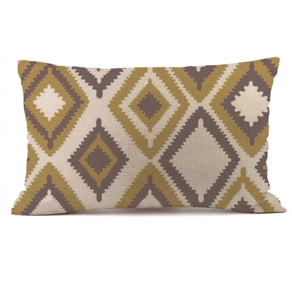 

Rectangle Cushion Cover Silk Throw Pillow Case Pillowcase 30 X 50cm Rectangular Home Sofa Chair Cushion Cover Hot Sale #R10