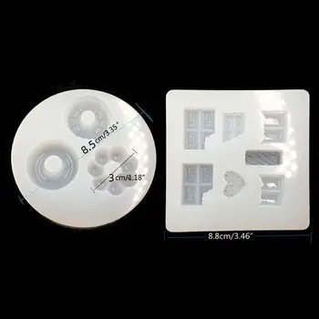 

DIY Cute Chocolate Donut Pendant Epoxy Resin Silicone Mold Jewelry Making Tools