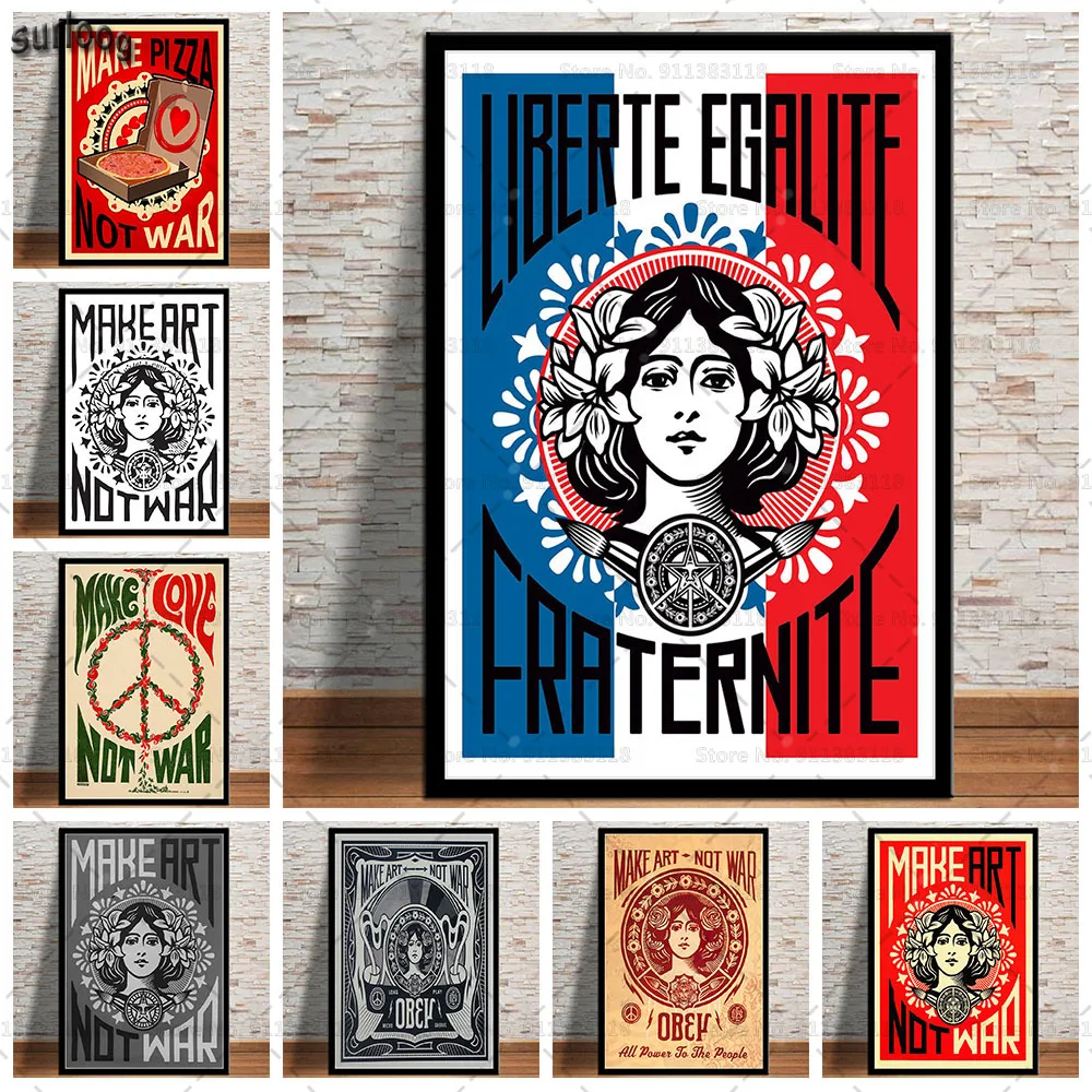 Картина на холсте сделай сам не война постеры для украшения гостиной | Дом и сад