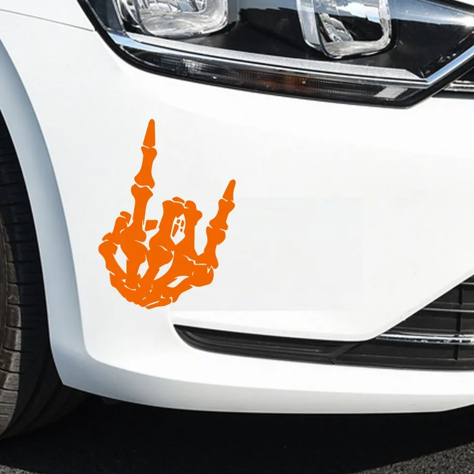 3D стикер для автомобиля 18*13 см бампера с черепом рок наклейки стайлинга jdm