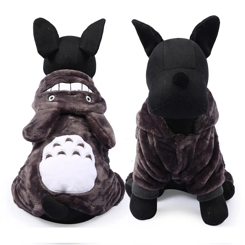 

Petcircle Teddy Dog Clothes Pet Clothes Autumn And Winter Thick Dog Clothes Gray Cat Pet Costume