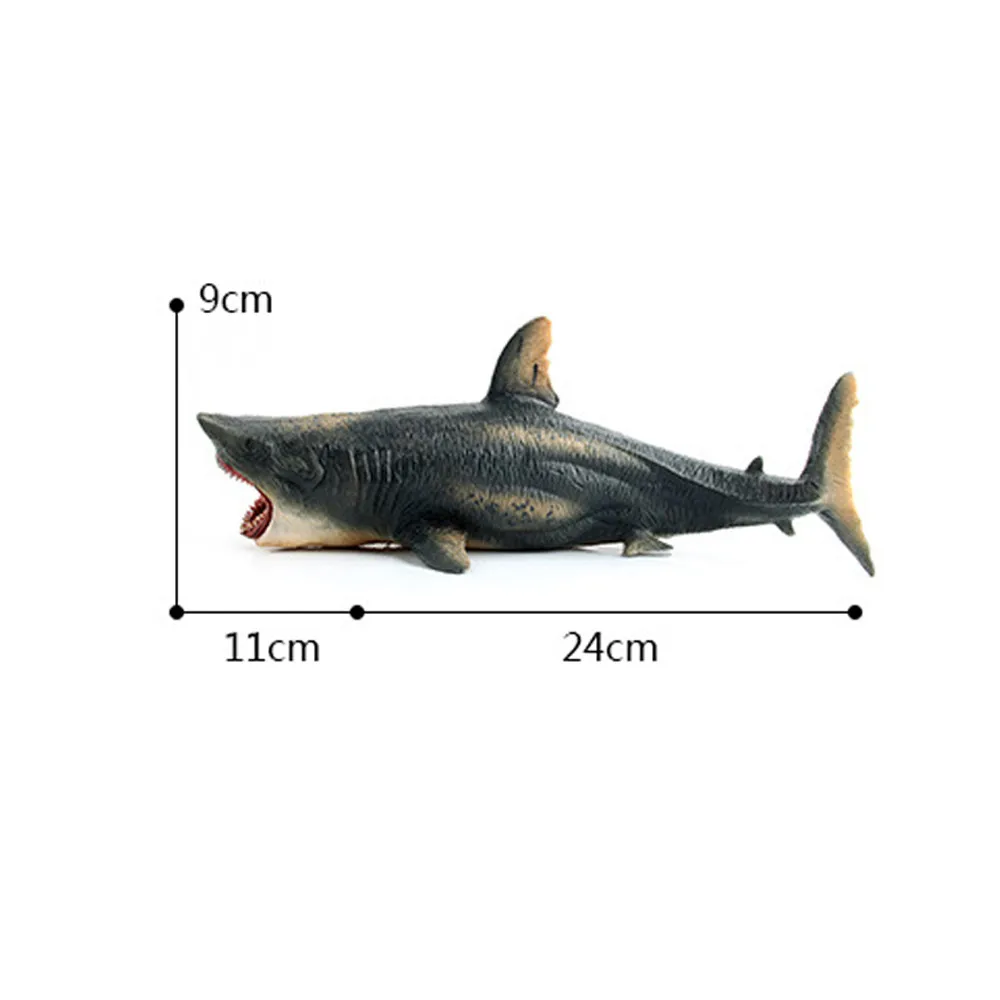 Megalodon доисторическая Акула образование в океане фигурка животного модель