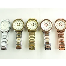 Нержавеющая сталь Для мужчин Для женщин пары Кварцевые часы, модное роскошное ювелирное украшение, подарок изысканный, очаровательный щадящие Свадебные